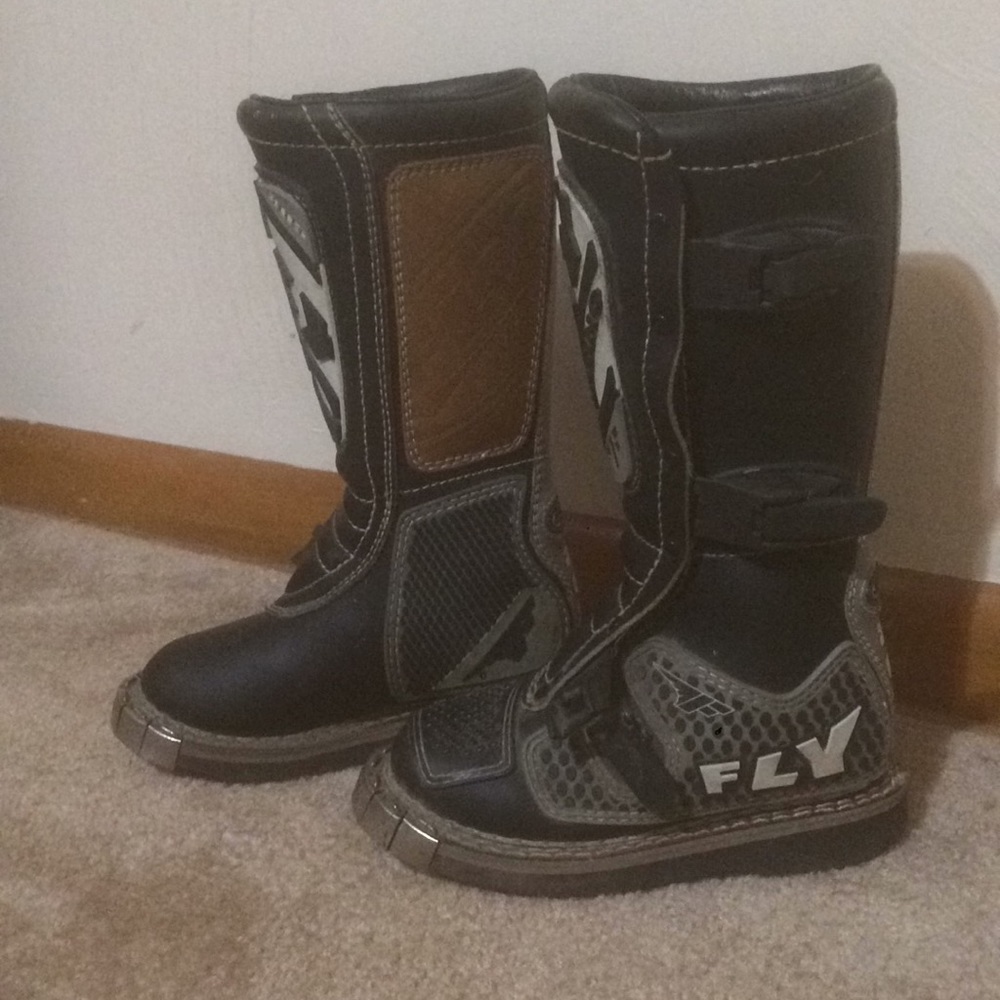 Fly racing  kids motorcycle boots!